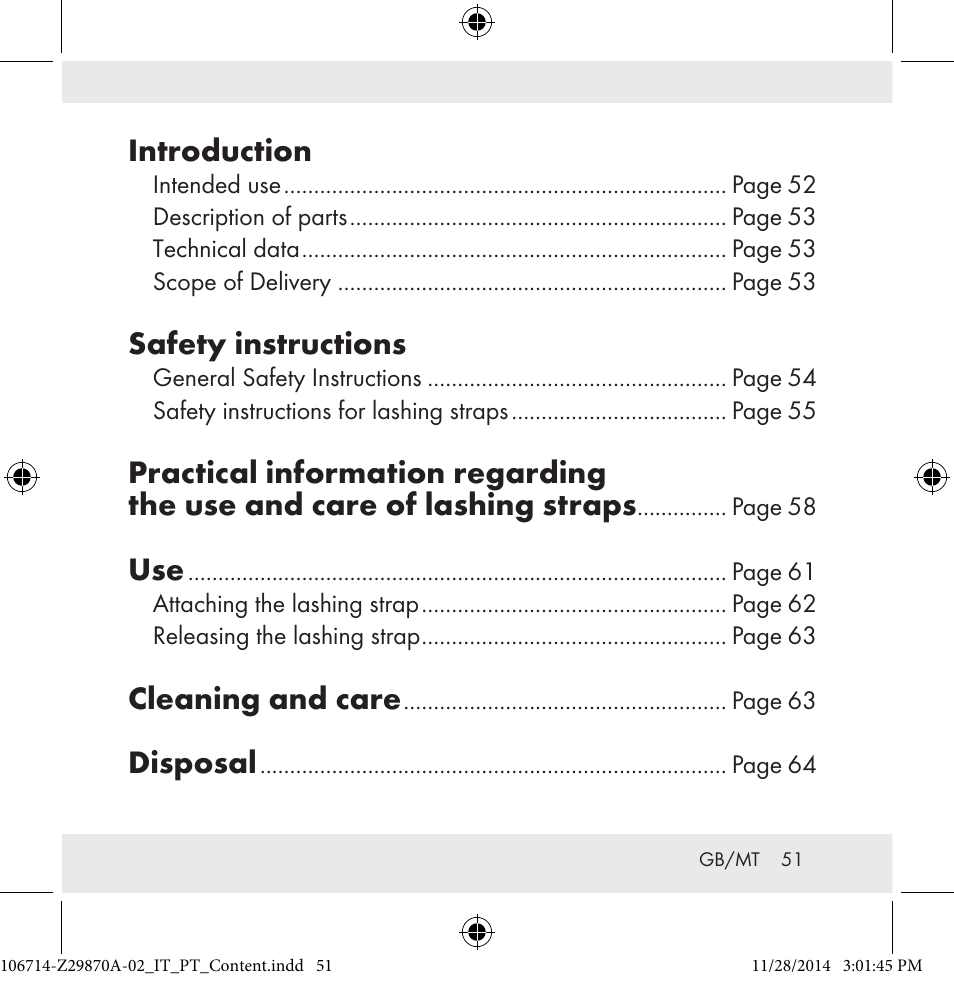 Introduction, Safety instructions, Cleaning and care | Disposal | Powerfix Z28970A-02 User Manual | Page 51 / 79