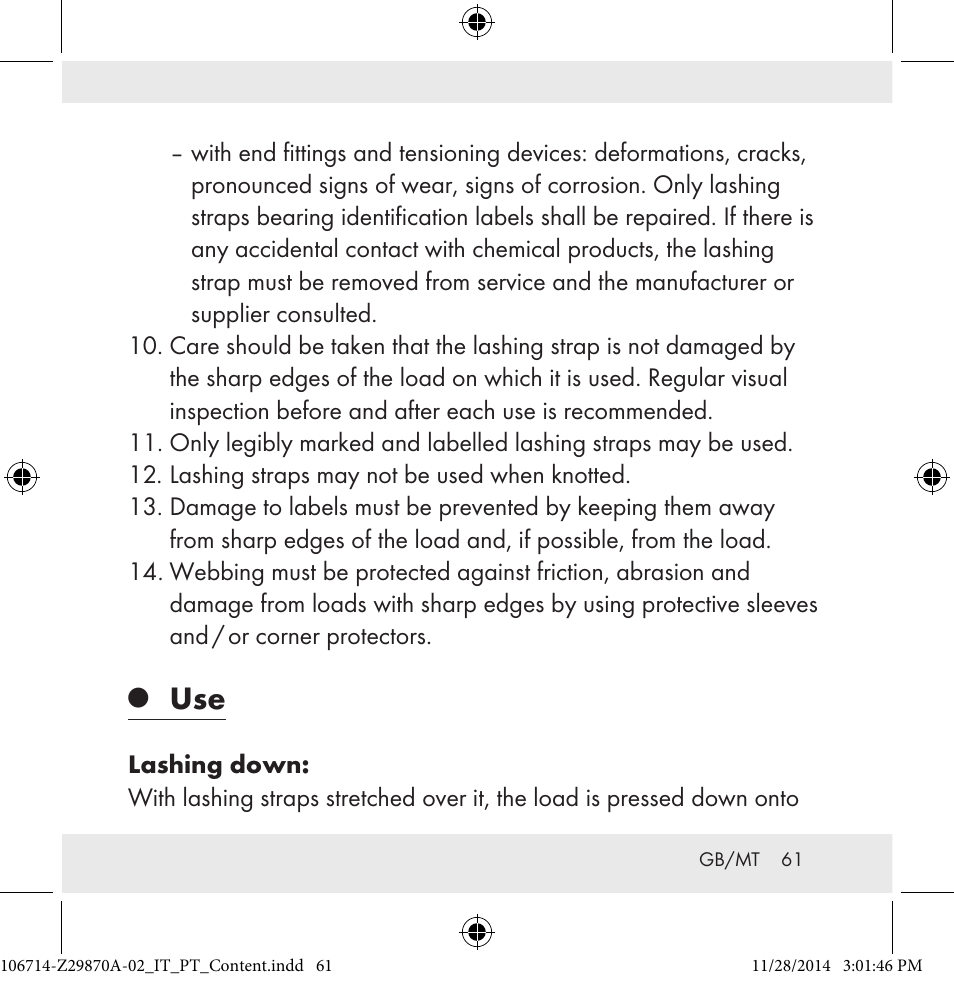 Powerfix Z28970A-02 User Manual | Page 61 / 79