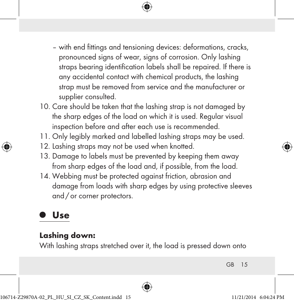 Powerfix Z28970A-02 User Manual | Page 15 / 107