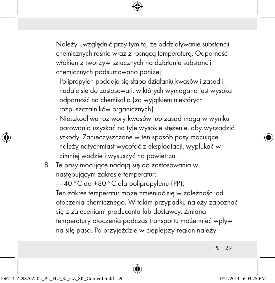 Powerfix Z28970A-02 User Manual | Page 29 / 107