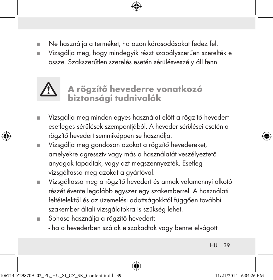 Powerfix Z28970A-02 User Manual | Page 39 / 107