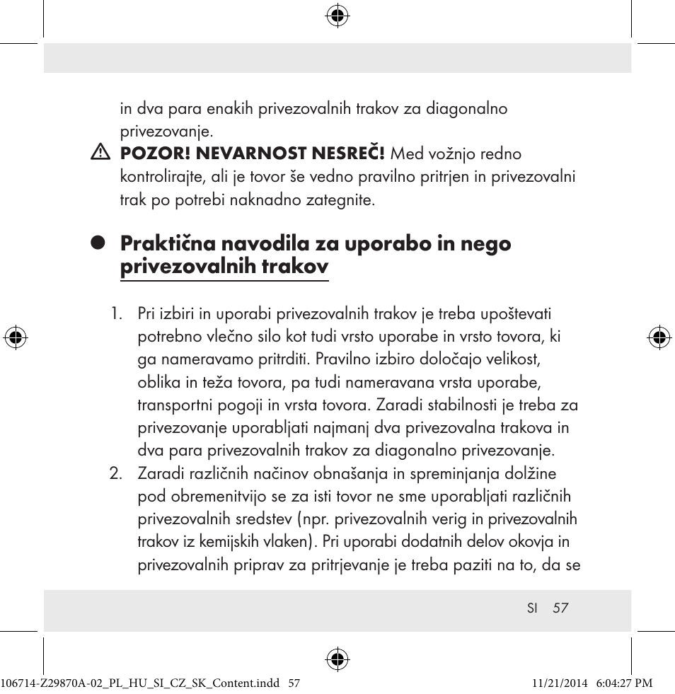 Powerfix Z28970A-02 User Manual | Page 57 / 107