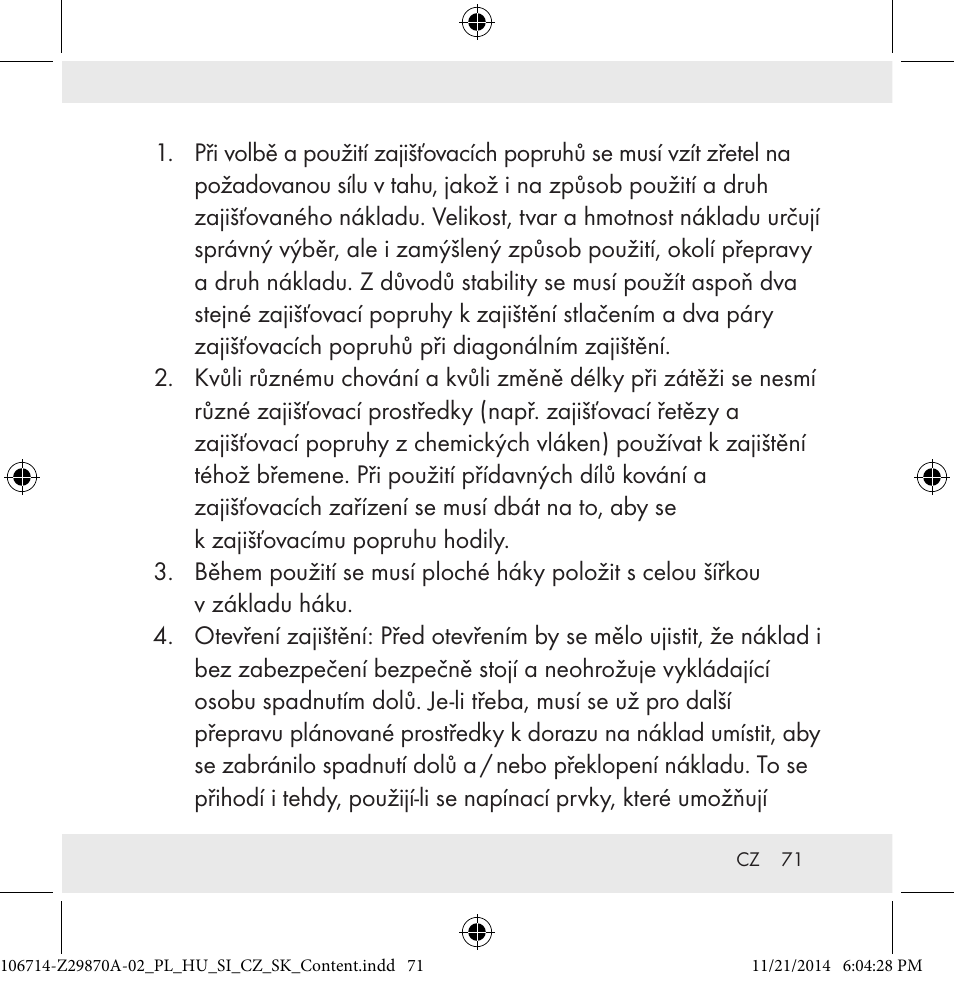 Powerfix Z28970A-02 User Manual | Page 71 / 107