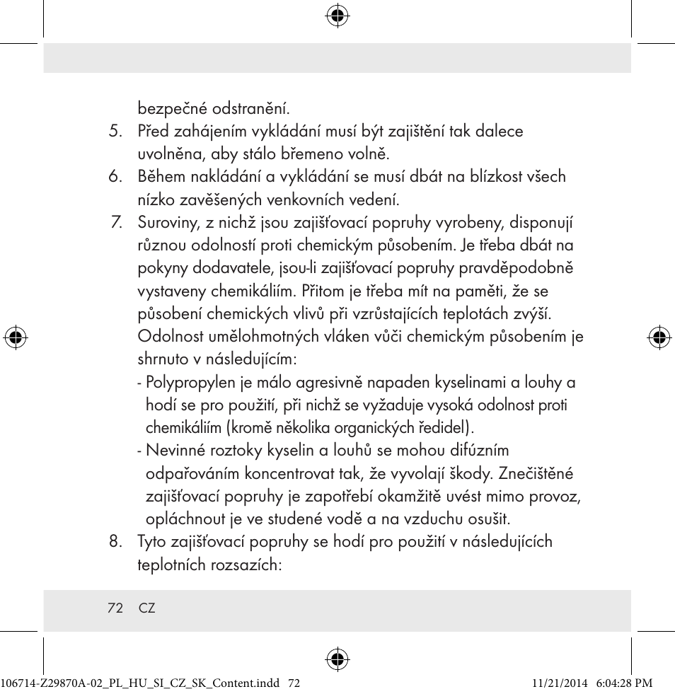 Powerfix Z28970A-02 User Manual | Page 72 / 107