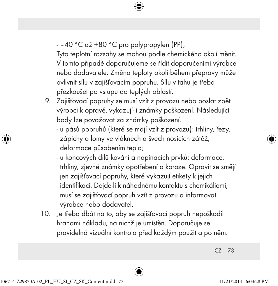 Powerfix Z28970A-02 User Manual | Page 73 / 107