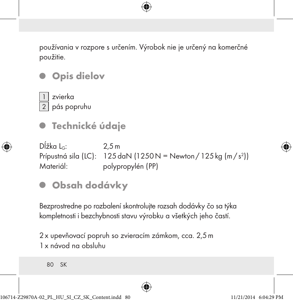 Powerfix Z28970A-02 User Manual | Page 80 / 107