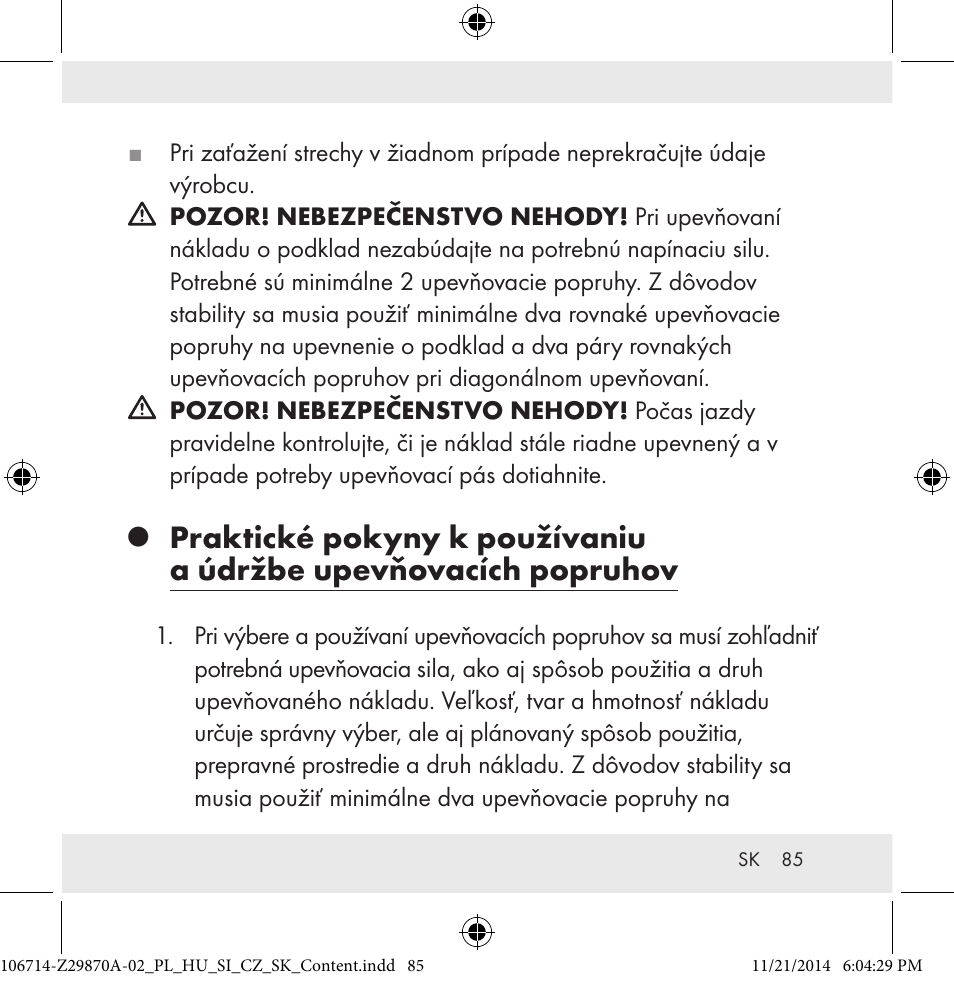 Powerfix Z28970A-02 User Manual | Page 85 / 107