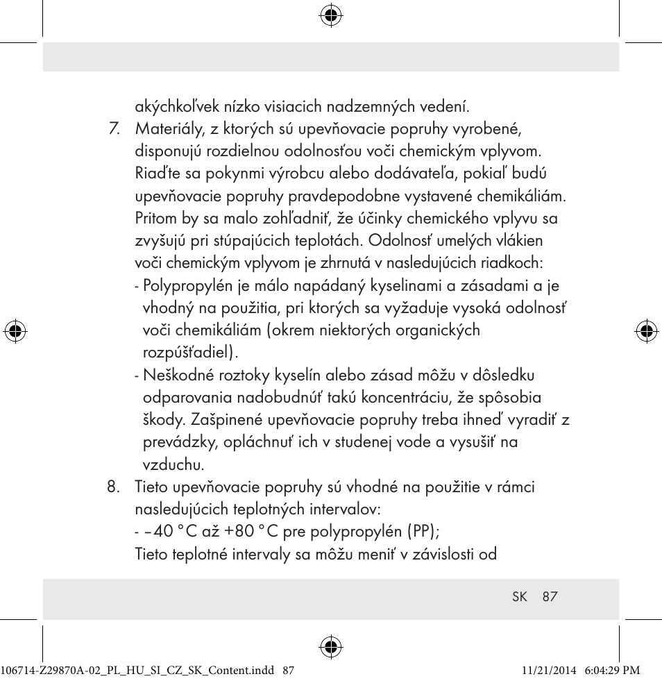 Powerfix Z28970A-02 User Manual | Page 87 / 107