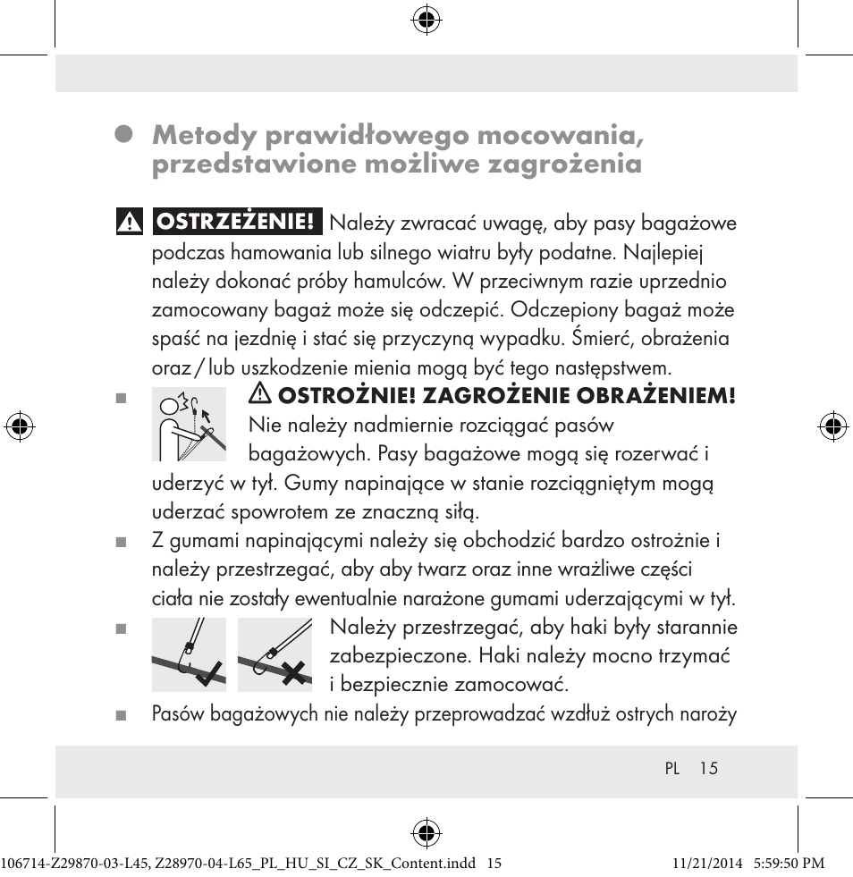 Powerfix Z28970-03-L45 / Z28970-04-L65 User Manual | Page 15 / 52