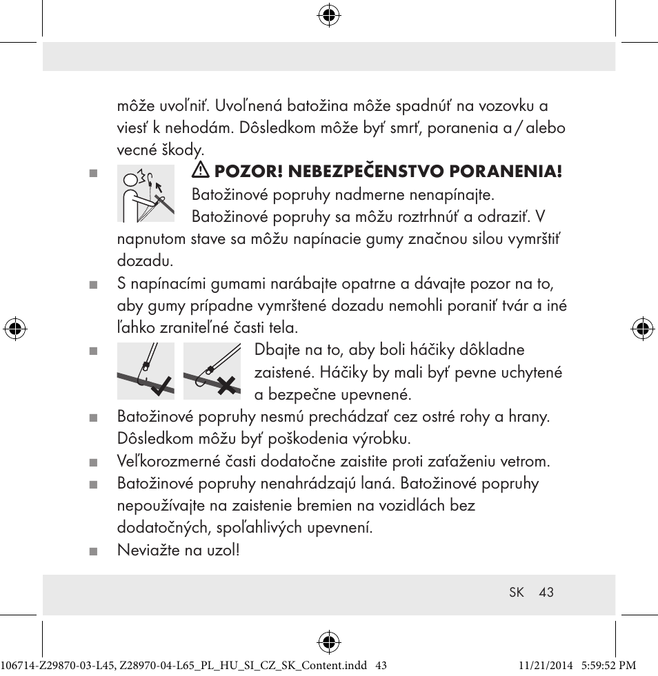 Powerfix Z28970-03-L45 / Z28970-04-L65 User Manual | Page 43 / 52