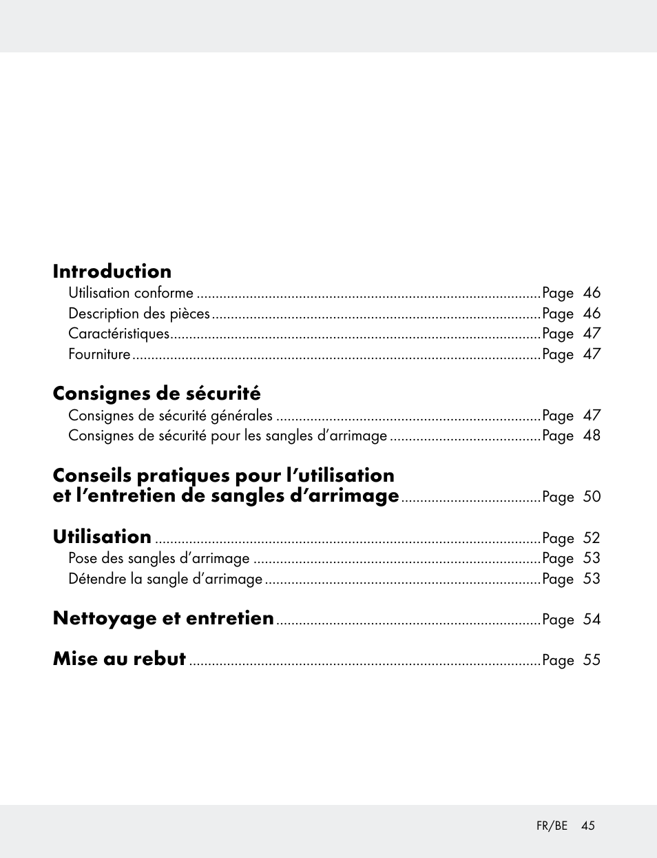 Introduction, Consignes de sécurité, Utilisation | Nettoyage et entretien, Mise au rebut | Powerfix 103749-14-01A User Manual | Page 45 / 78