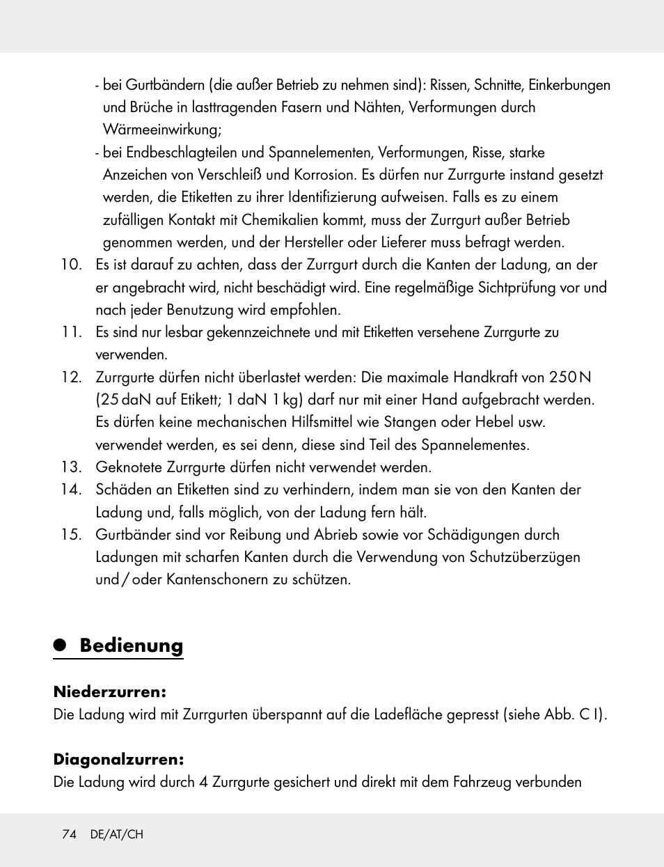 Bedienung | Powerfix 103749-14-01A User Manual | Page 74 / 78