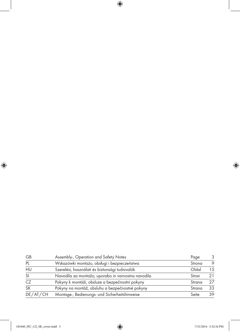 Powerfix Z31780 User Manual | Page 3 / 49