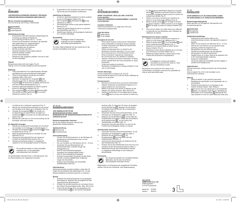 Powerfix Z31809 User Manual | Page 2 / 2