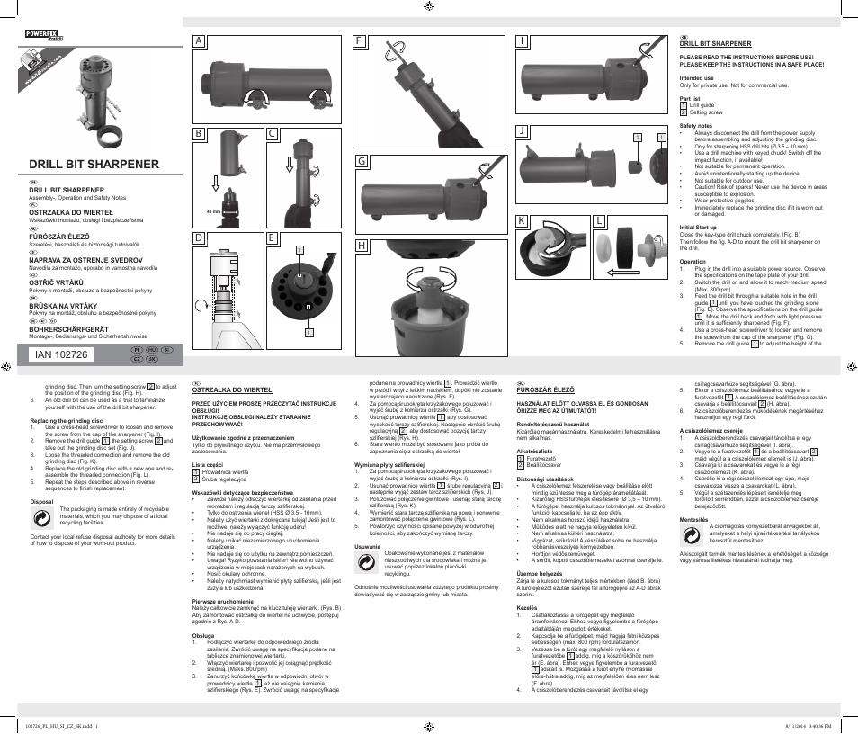 Powerfix Z31809 User Manual | 2 pages