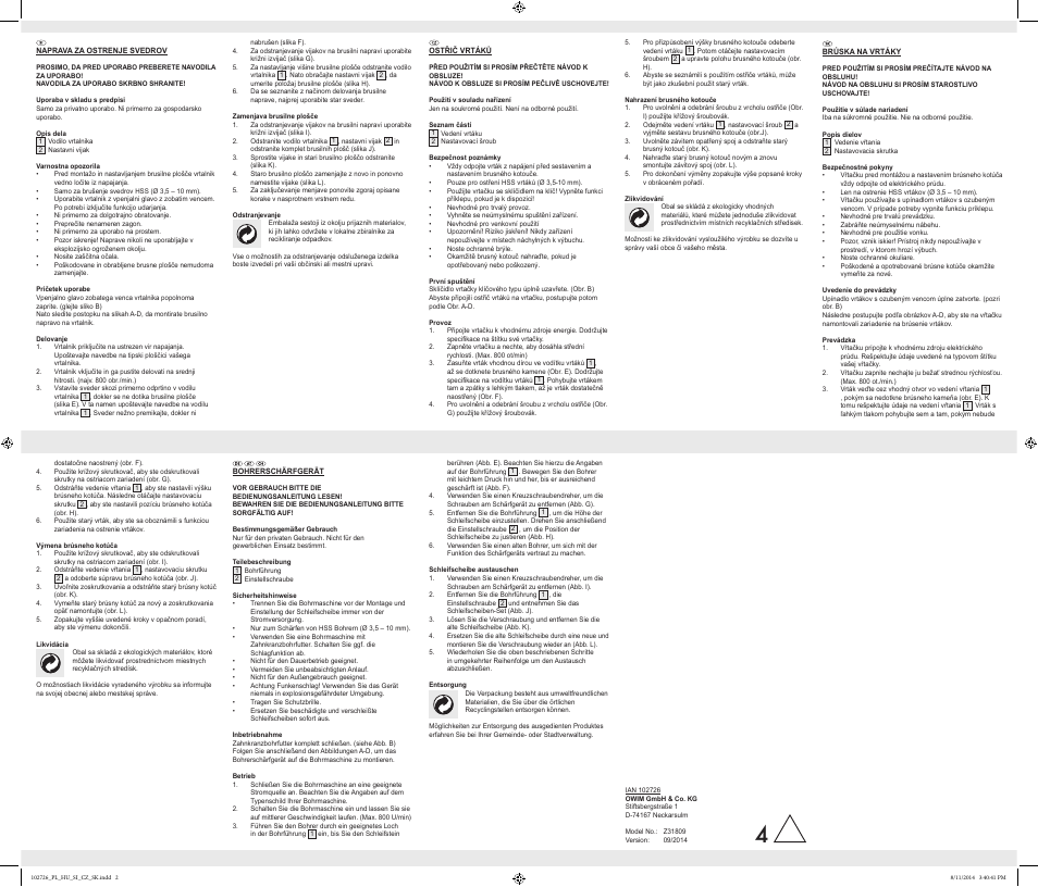 Powerfix Z31809 User Manual | Page 2 / 2