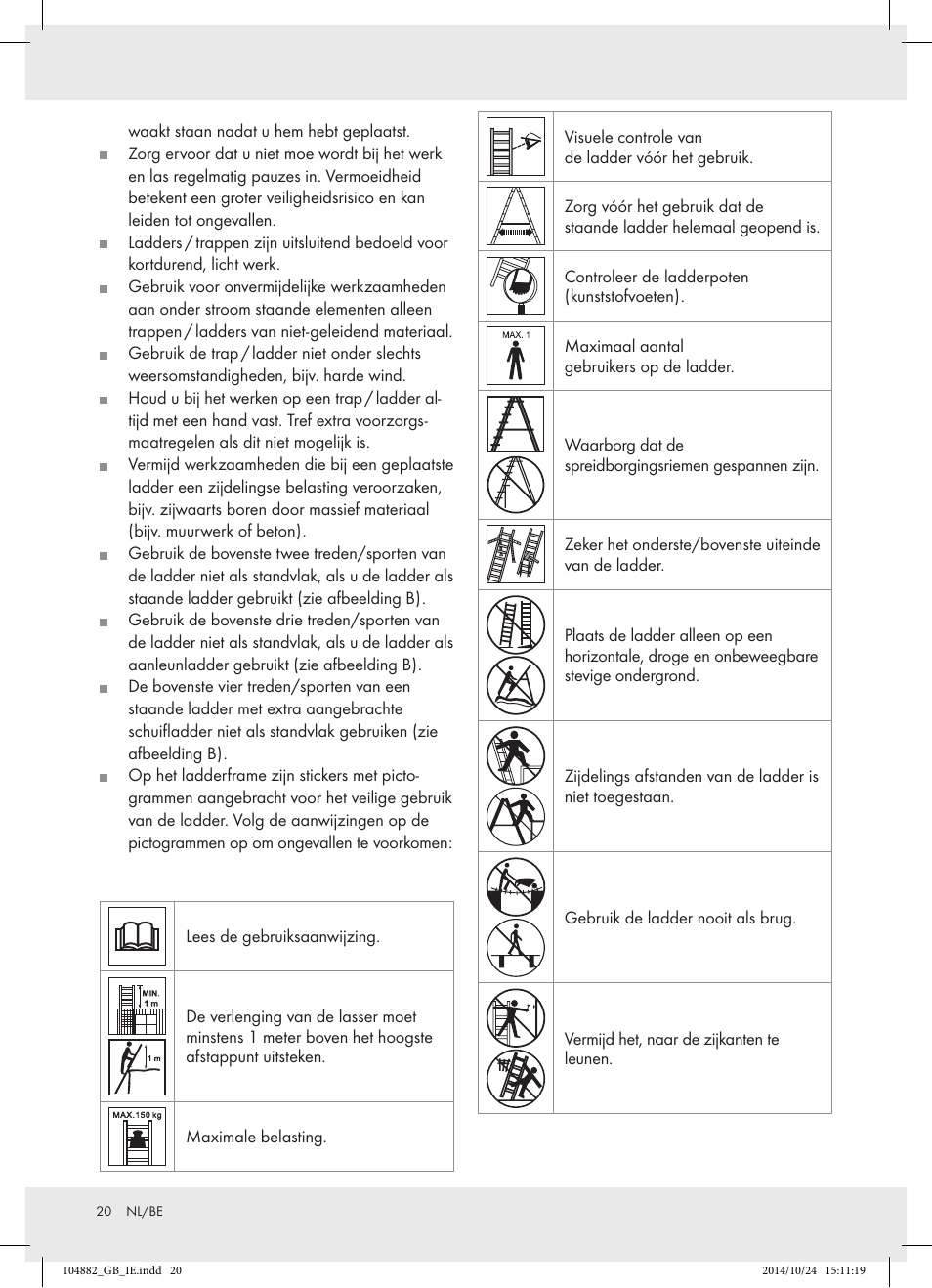 Powerfix Z31966 User Manual | Page 20 / 25