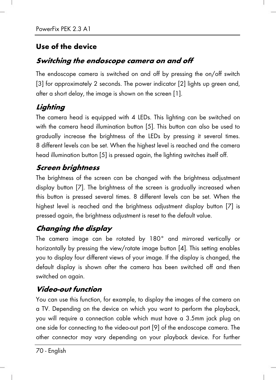 Powerfix PEK 2.3 A1 User Manual | Page 72 / 98