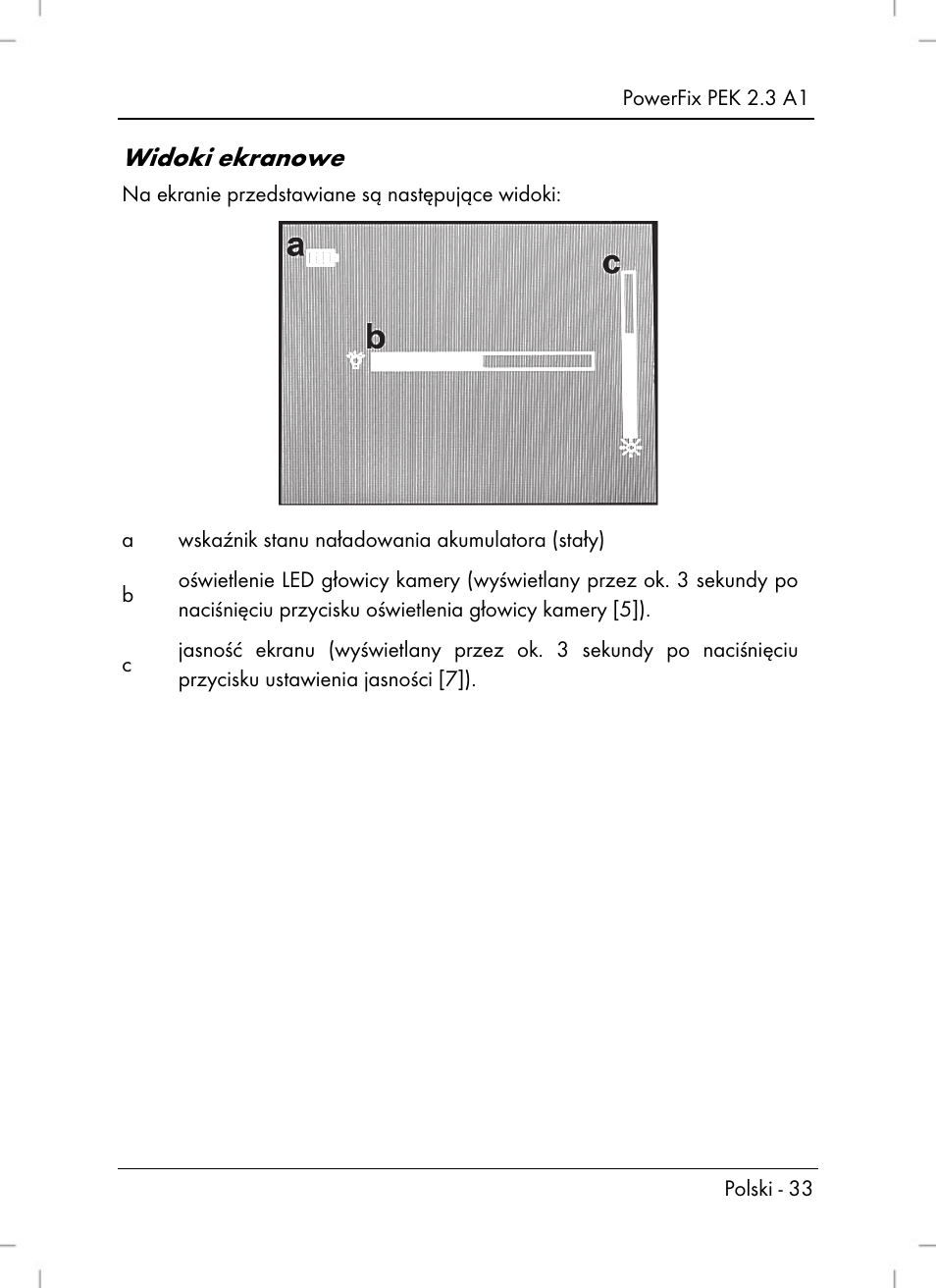 Widoki ekranowe | Powerfix PEK 2.3 A1 User Manual | Page 35 / 116