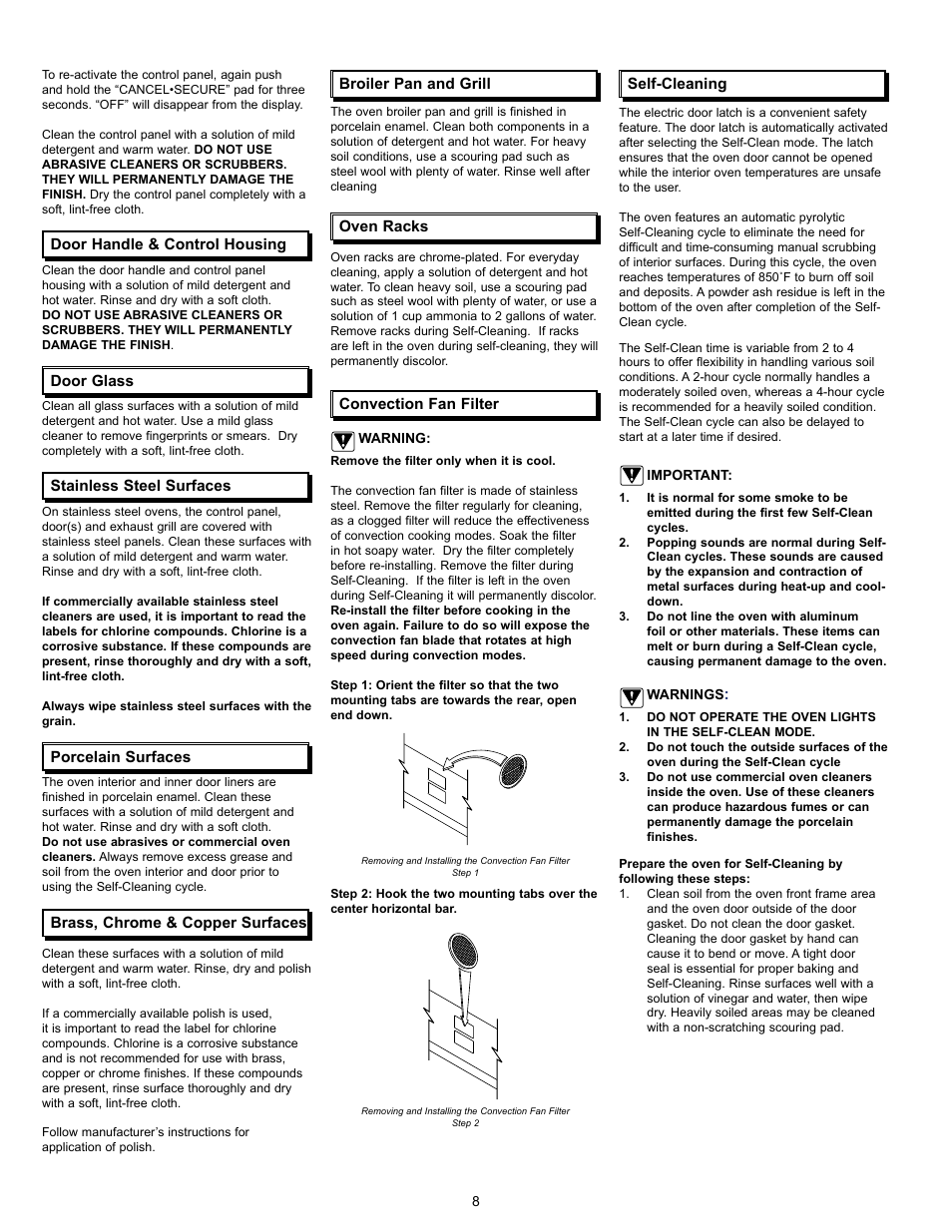 Dacor Wall Oven User Manual | Page 10 / 16