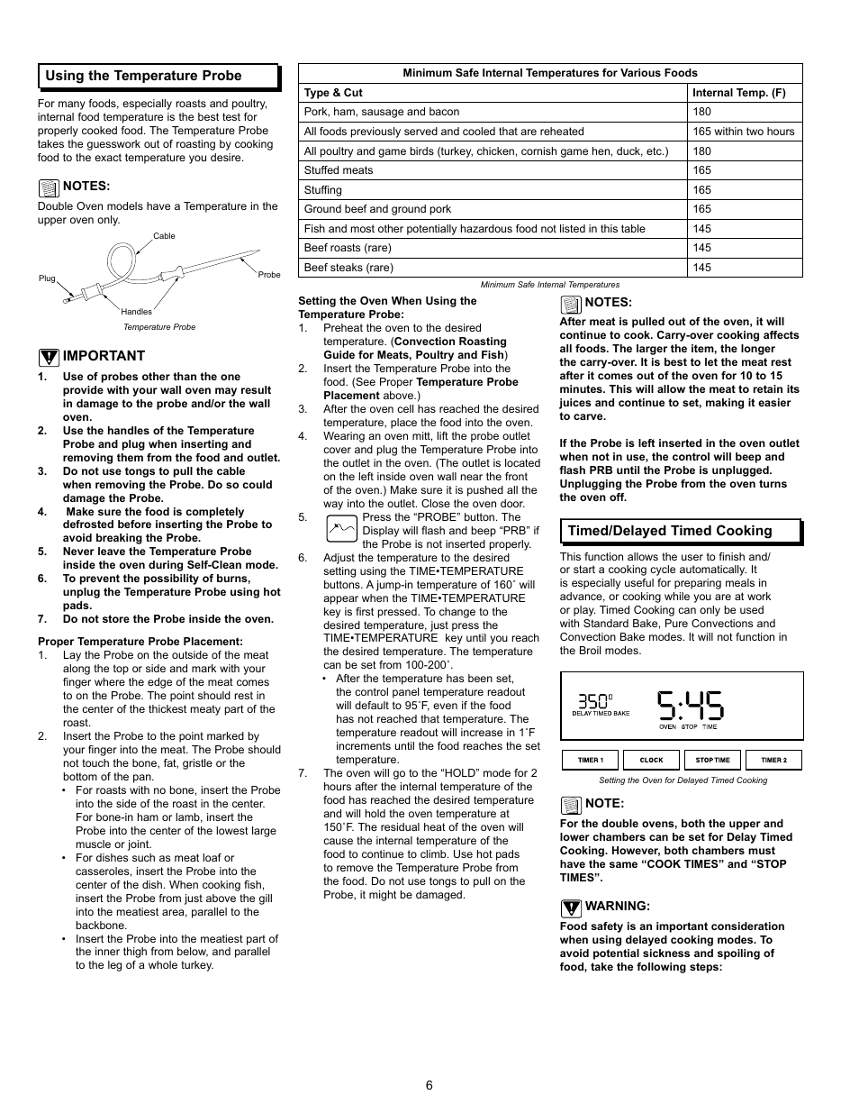 Dacor Wall Oven User Manual | Page 8 / 16