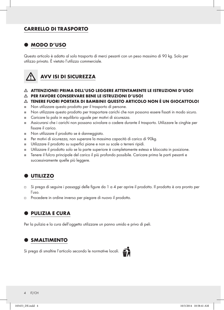 Powerfix 103453-14-01 User Manual | Page 4 / 7