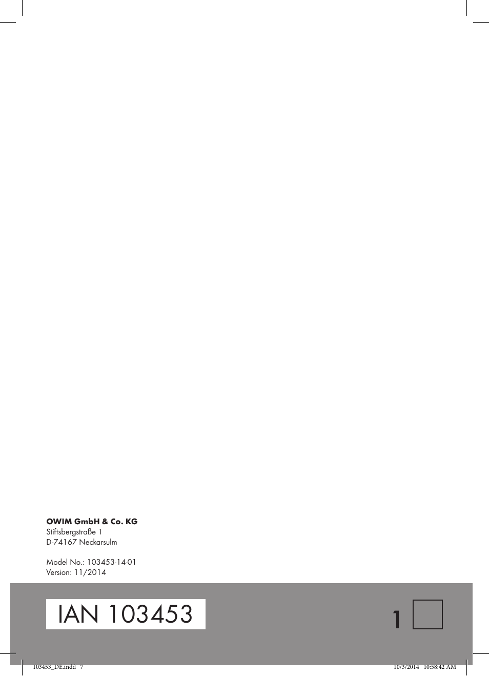 Powerfix 103453-14-01 User Manual | Page 7 / 7