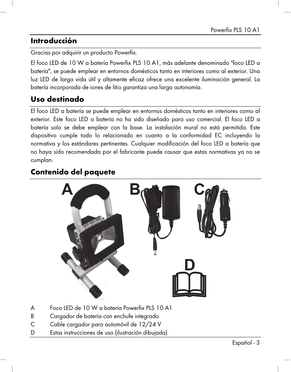 Powerfix PLS 10 A1 User Manual | Page 5 / 60