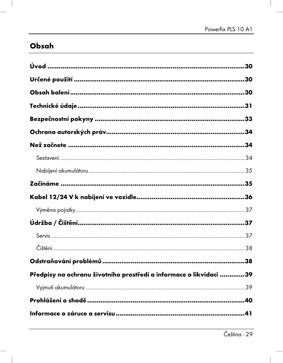 Powerfix PLS 10 A1 User Manual | Page 31 / 60