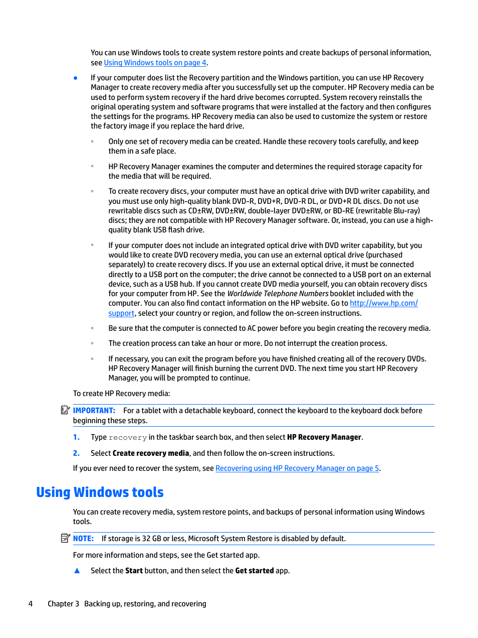 Using windows tools | HP EliteBook 840 G3 User Manual | Page 8 / 12