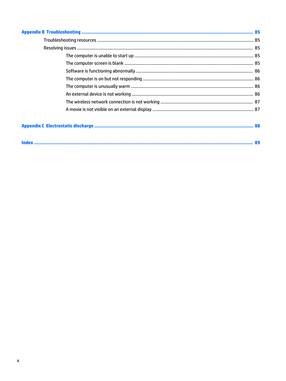 HP EliteBook 840 G3 User Manual | Page 10 / 101