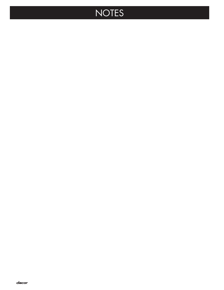 Dacor Preference PHW User Manual | Page 14 / 16