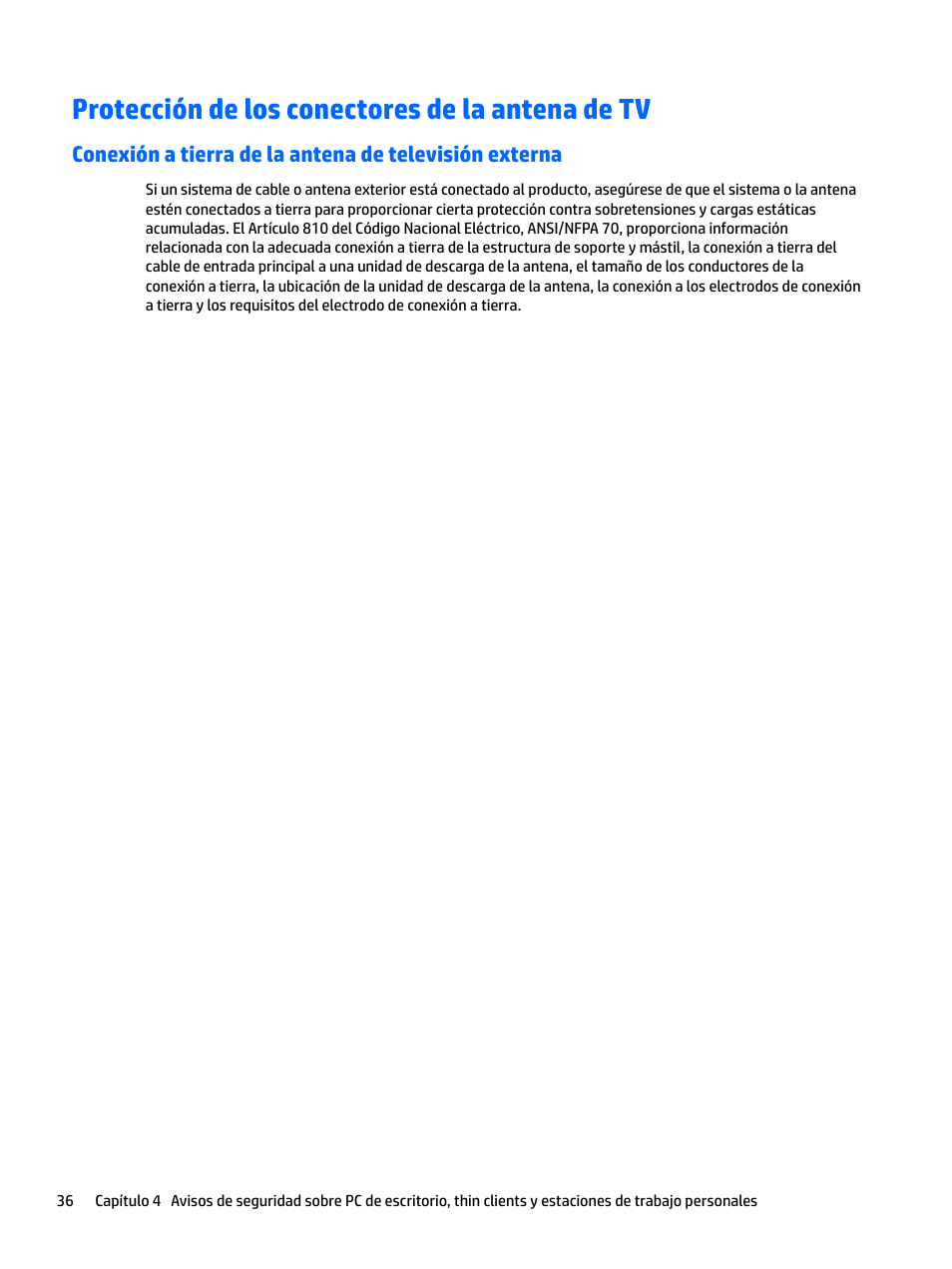 Protección de los conectores de la antena de tv | HP EliteBook 840 G3 User Manual | Page 46 / 77
