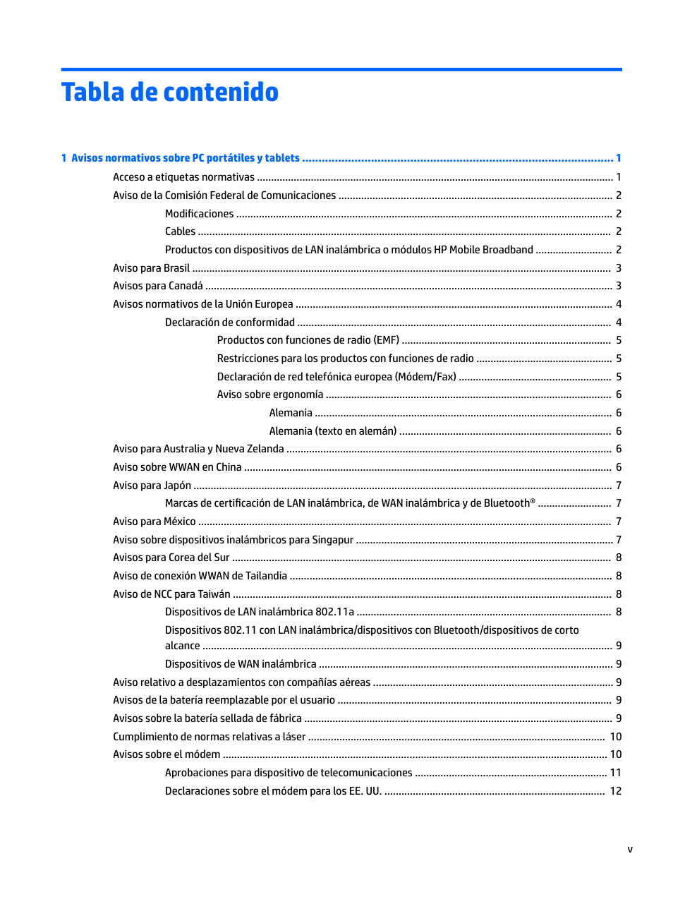 HP EliteBook 840 G3 User Manual | Page 5 / 77