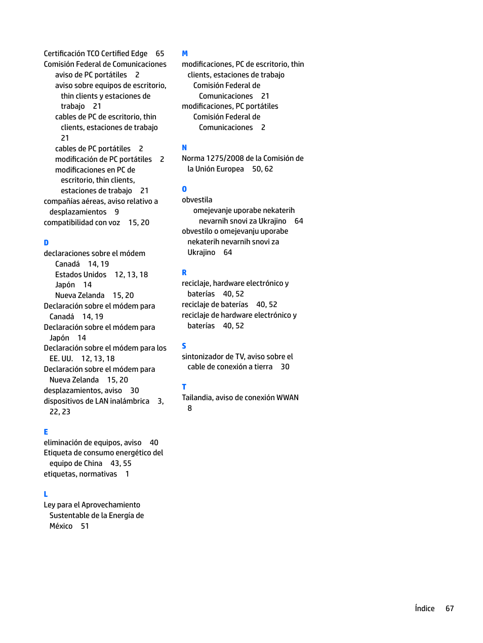 HP EliteBook 840 G3 User Manual | Page 77 / 77