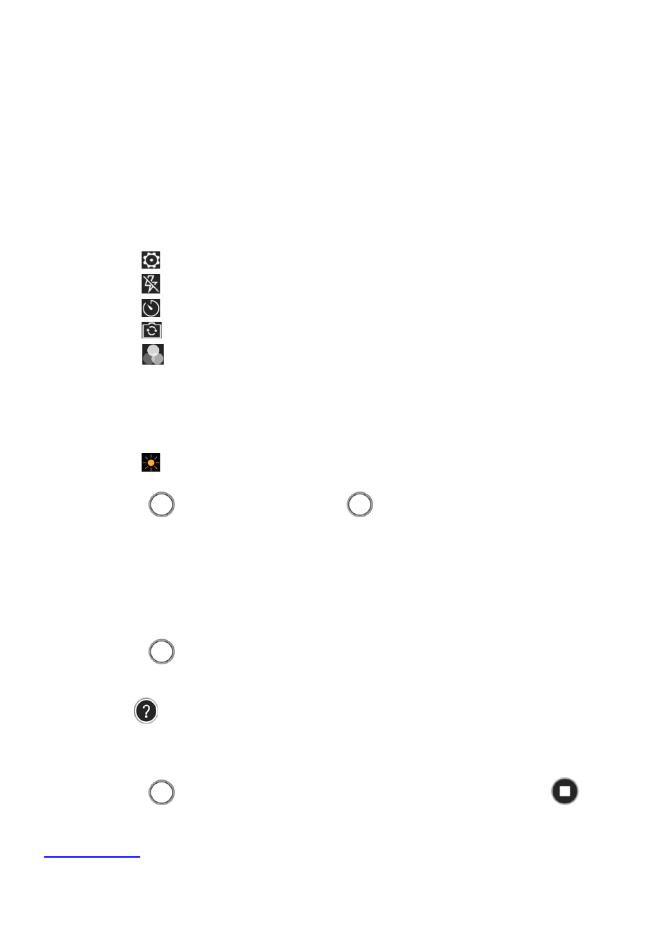 Multimedia, Camera, Note | Standard camera, Professional parameter settings, Tips, Panorama | Nubia N1 (NX541J) User Manual | Page 28 / 41