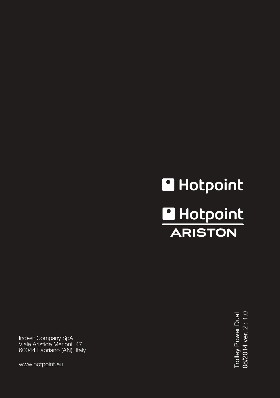 Hotpoint Ariston SL C10 BCH User Manual | Page 100 / 100