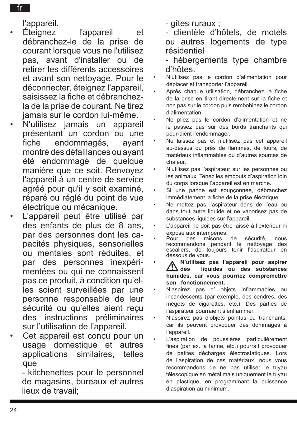 Hotpoint Ariston SL C10 BCH User Manual | Page 24 / 100