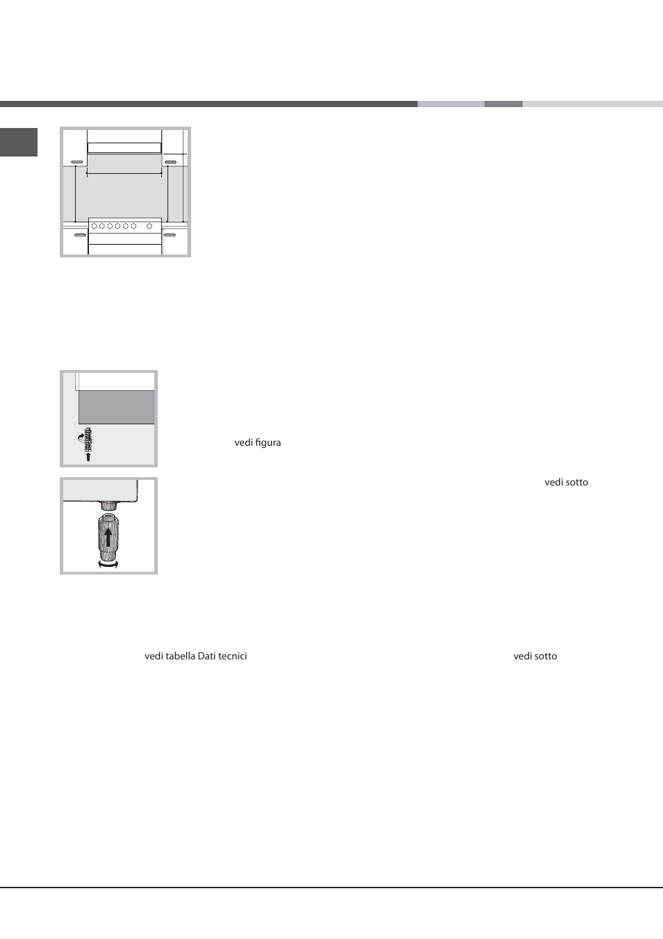 Collegamento elettrico, Collegamento gas | Hotpoint Ariston CG65SG1 (W) IT/HA H User Manual | Page 8 / 72