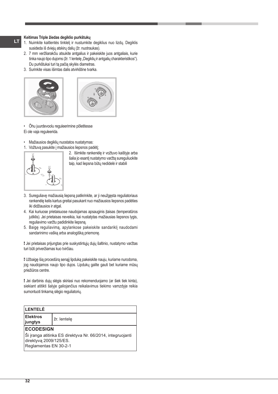 Hotpoint Ariston PKLL 751 T/IX/HA EE User Manual | Page 32 / 56