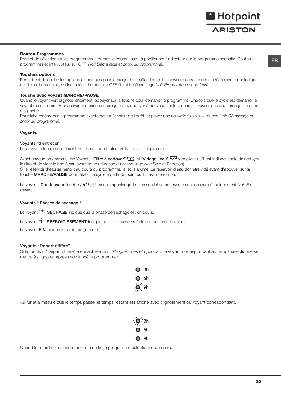 Hotpoint Ariston TCS 73B GP User Manual | Page 25 / 80