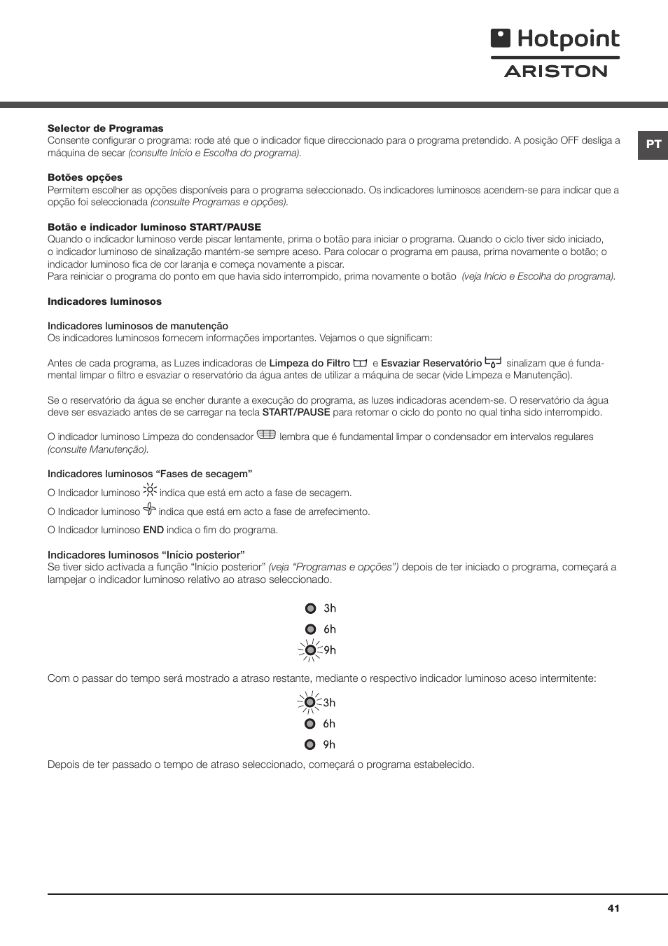 Hotpoint Ariston TCS 73B GP User Manual | Page 41 / 80