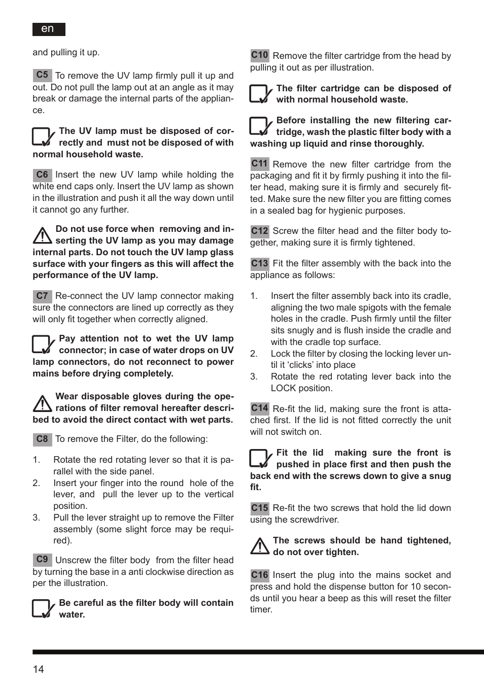 Hotpoint Ariston CT NTC IX2 User Manual | Page 12 / 61