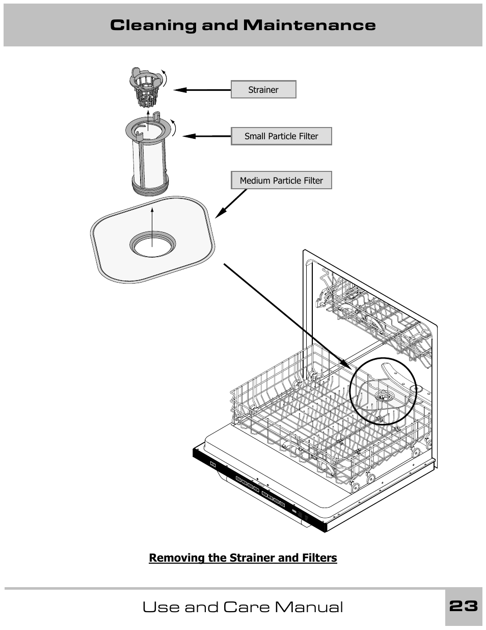 Cleaning and maintenance 23 use and care manual | Dacor 65537 User Manual | Page 23 / 32