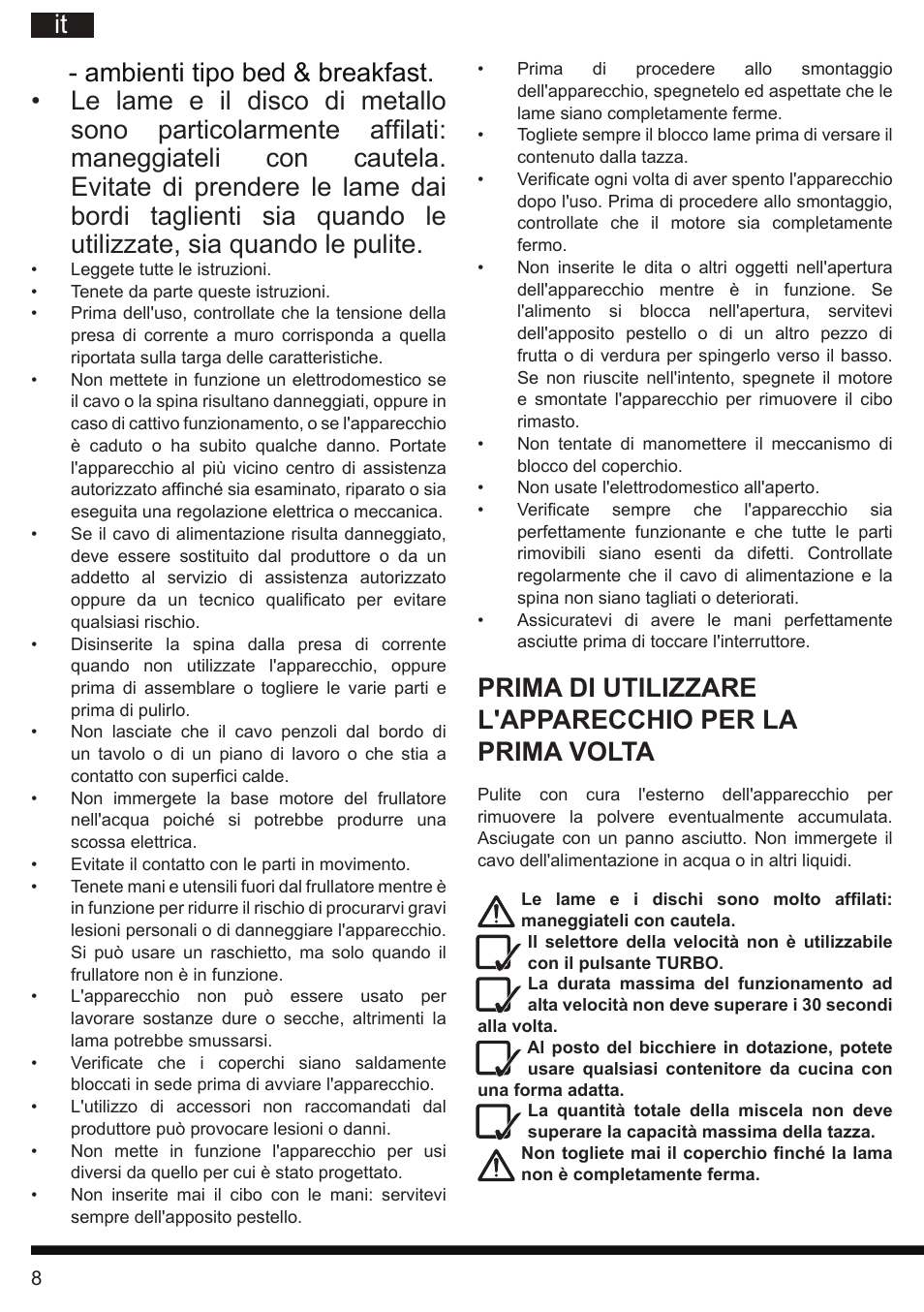 Hotpoint Ariston HB 0705 AX0 User Manual | Page 8 / 52