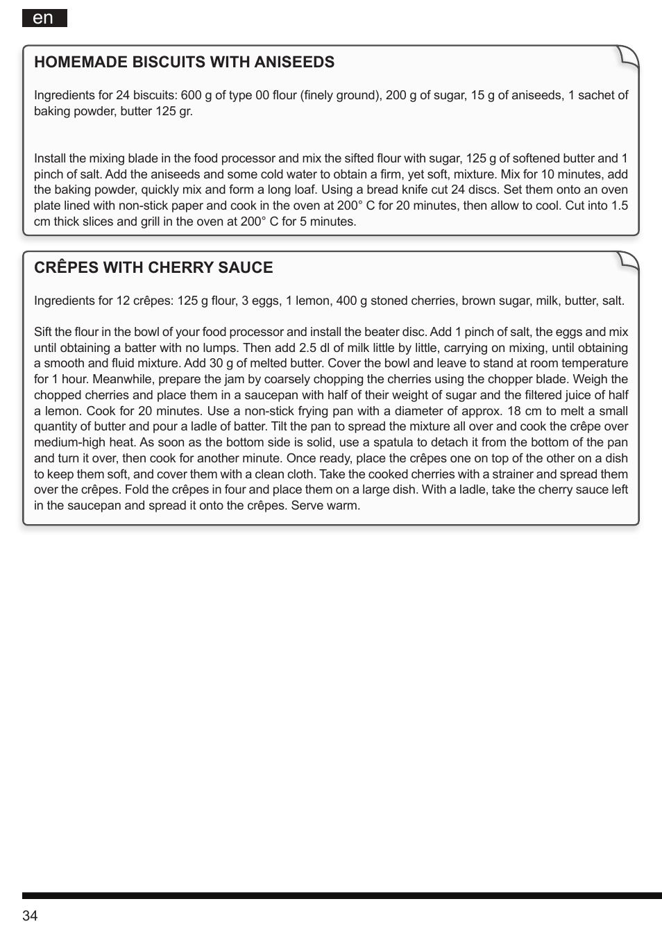 It en | Hotpoint Ariston FP 1005 AB0 User Manual | Page 34 / 148