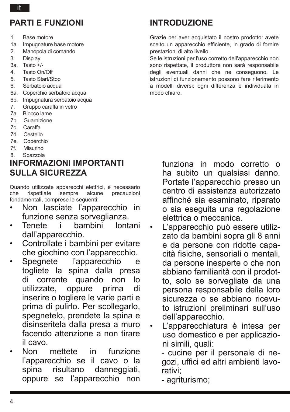 Hotpoint Ariston TB 060C AX0 User Manual | Page 4 / 84