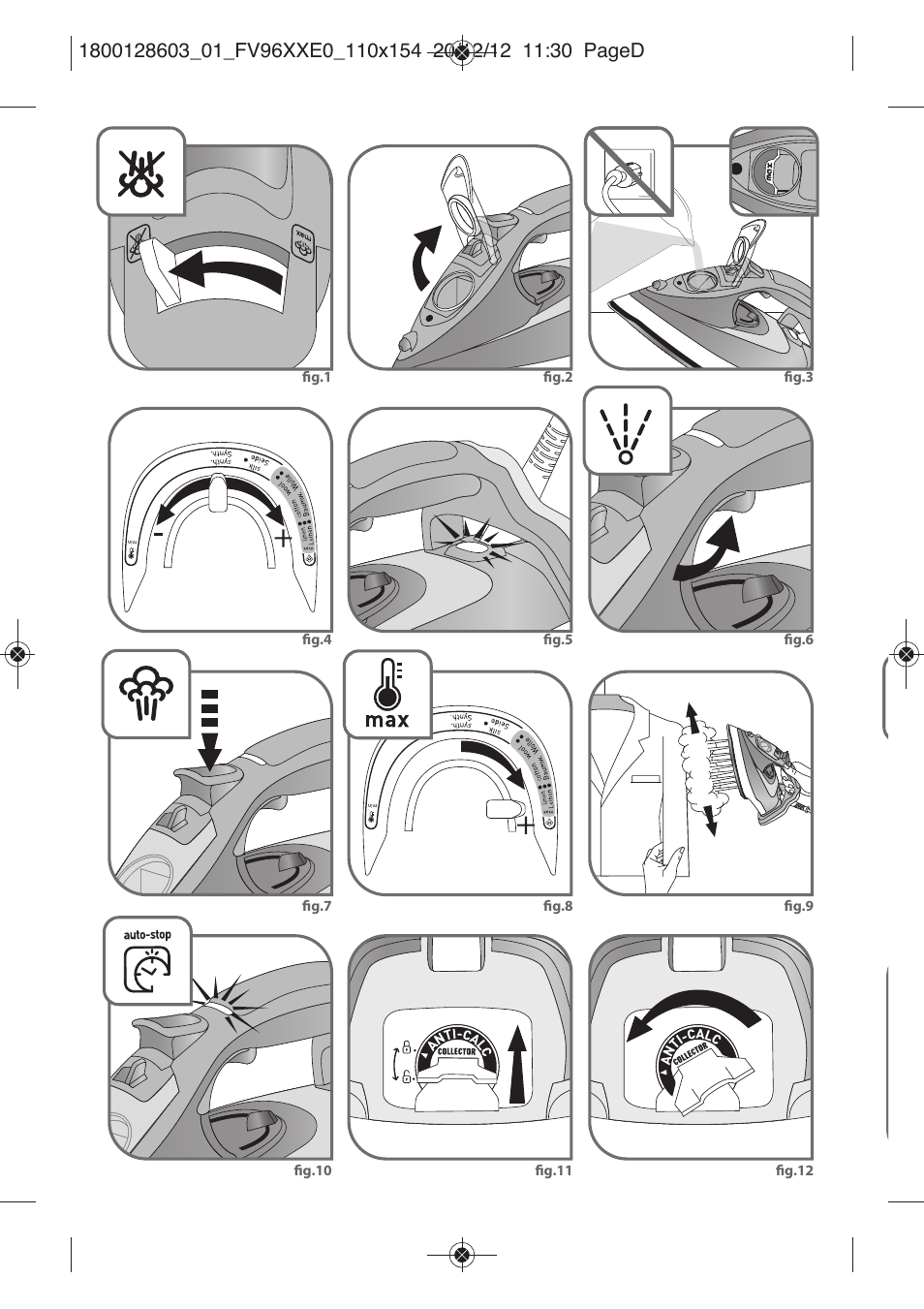 Tefal FV9630 User Manual | Page 4 / 114