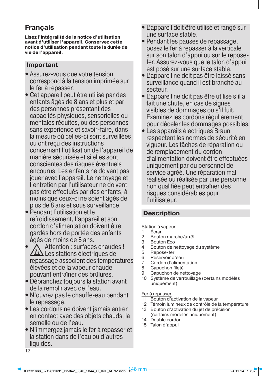 Braun IS 5042 User Manual | Page 13 / 95