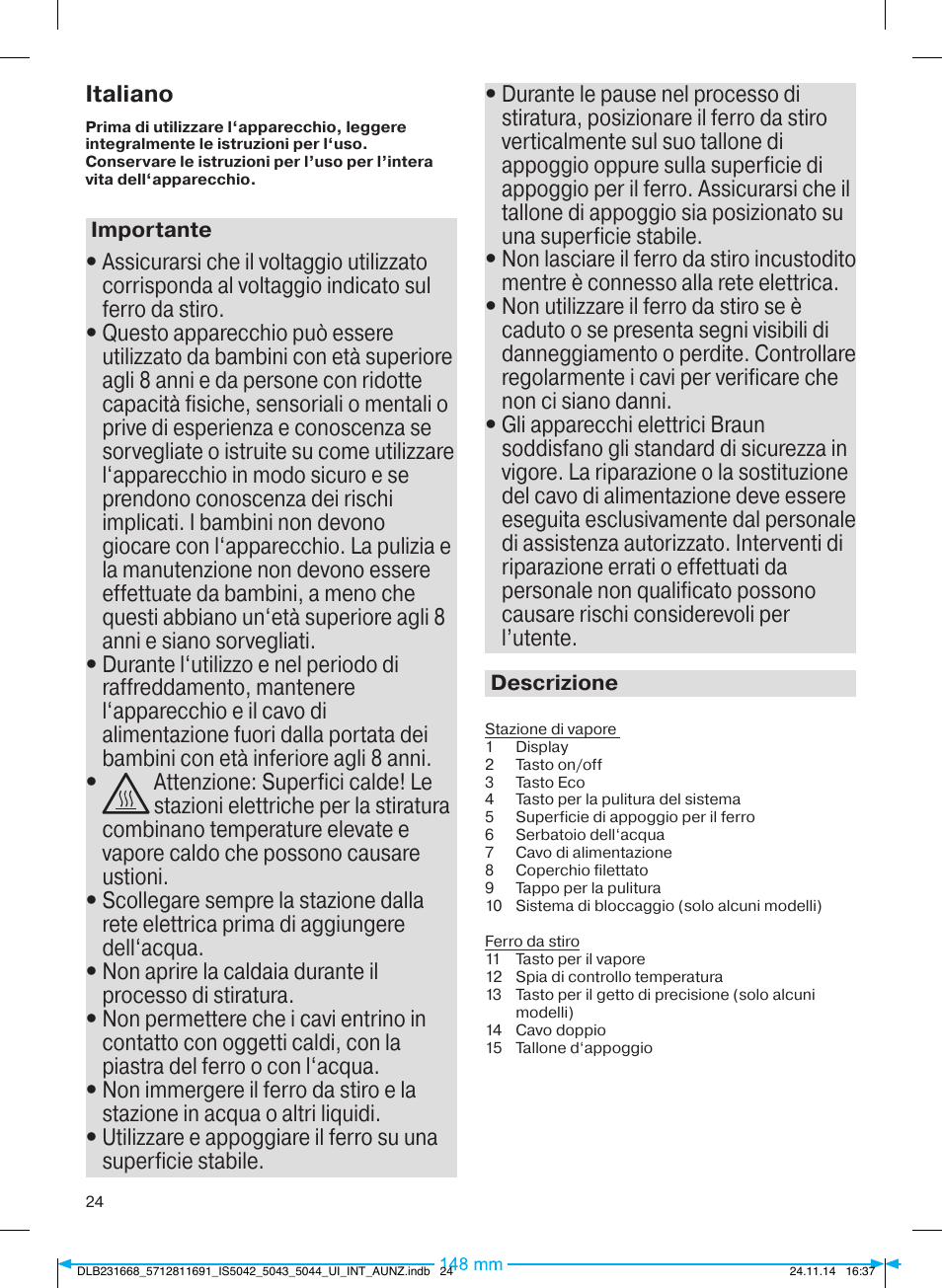 Braun IS 5042 User Manual | Page 25 / 95